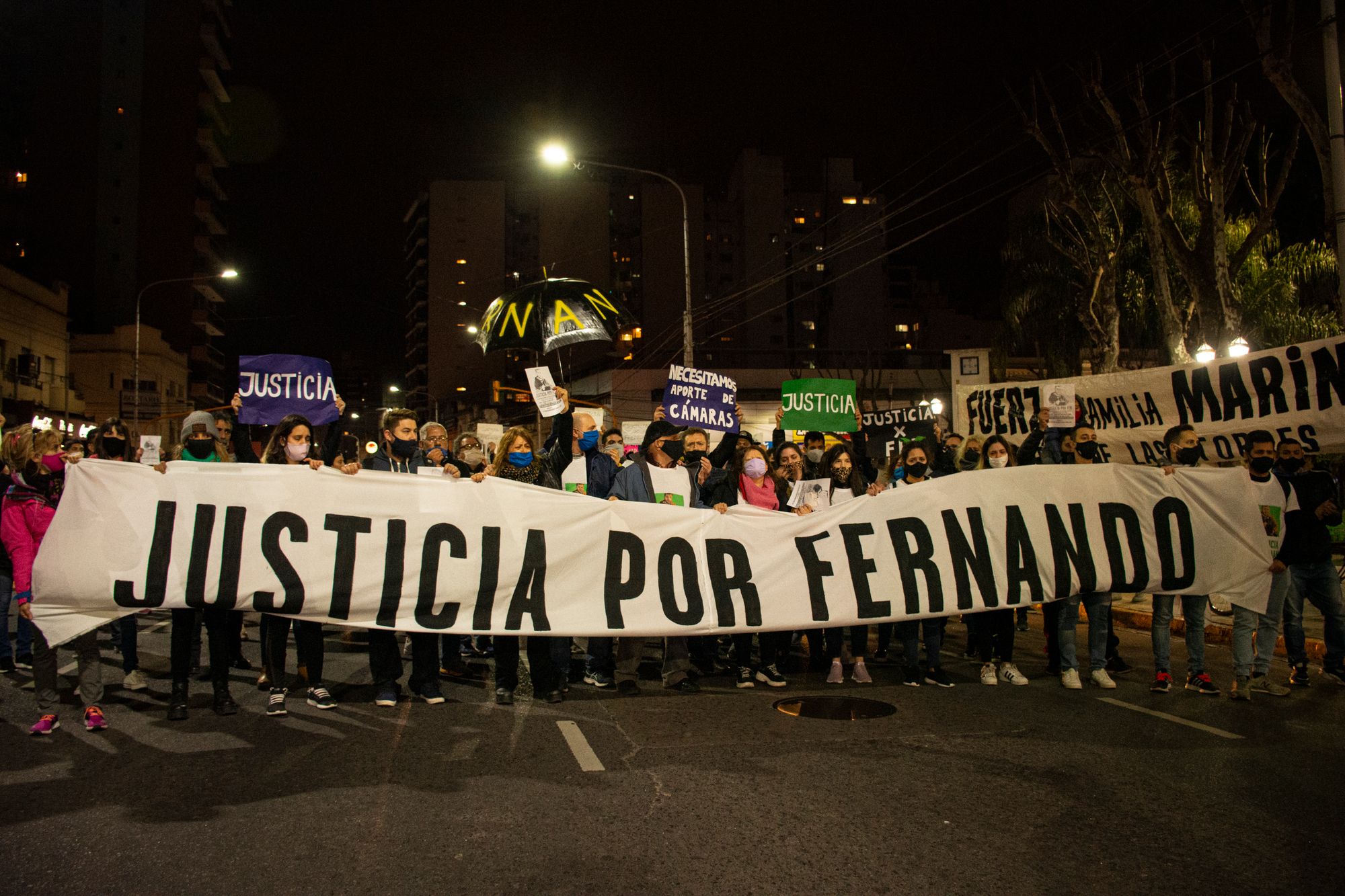 Fernando Marino Presente: familiares y amigxs marcharon exigiendo justicia