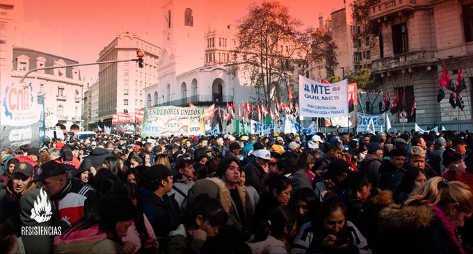 Fotorreportaje: Masiva movilización en apoyo al pueblo jujeño