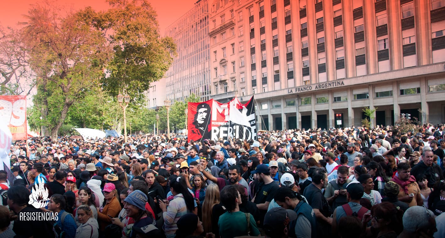 Fotorreportaje: Ni el Protocolo de Bullrich frenó la marcha piquetera