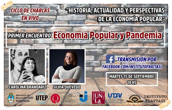 Ciclo de charlas virtuales: “Historia, actualidad y perspectivas de la Economía Popular”
