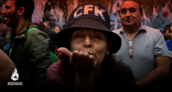 Fotorrepotaje: Cristina Kirchner en Plaza de Mayo